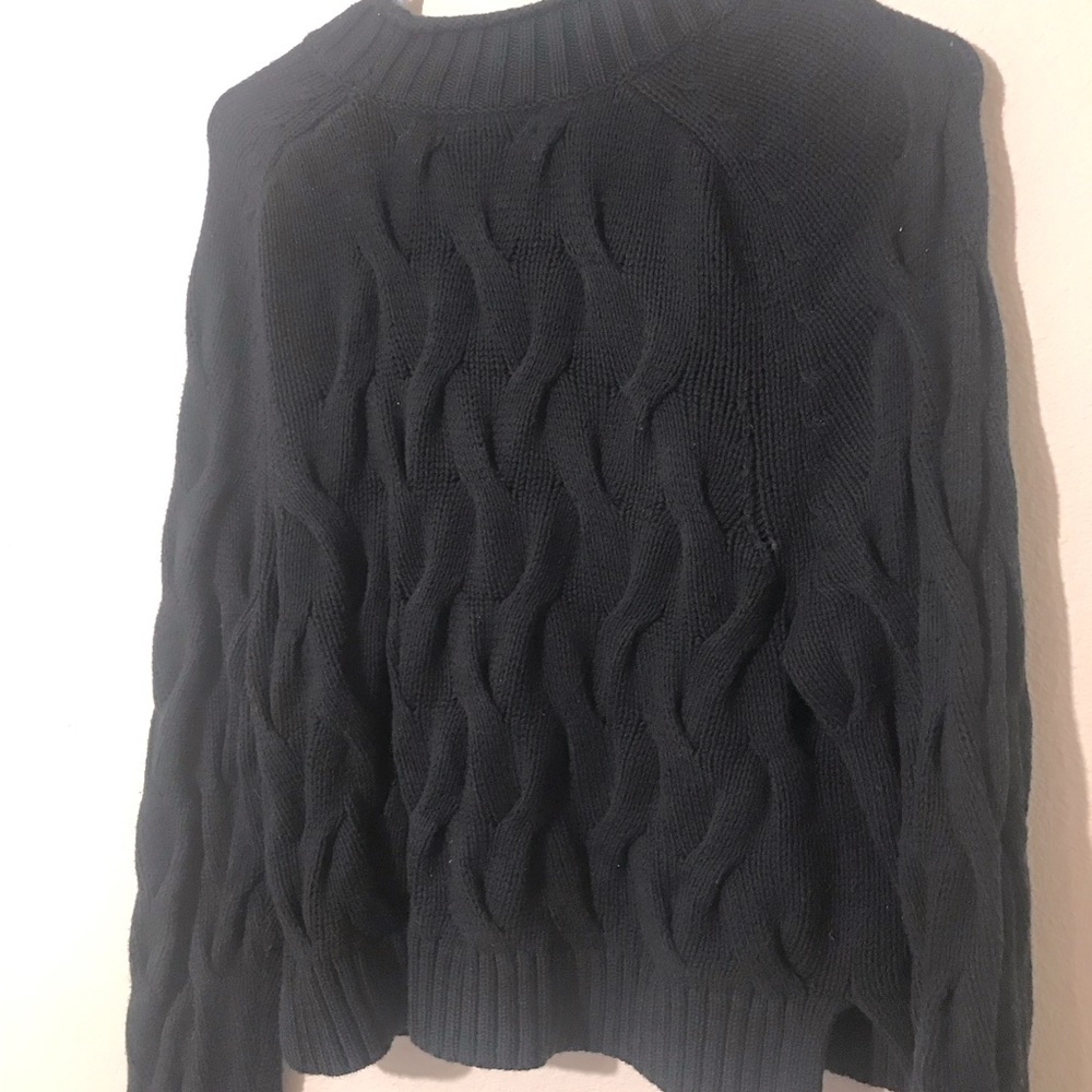 Banana republic black knit sweater